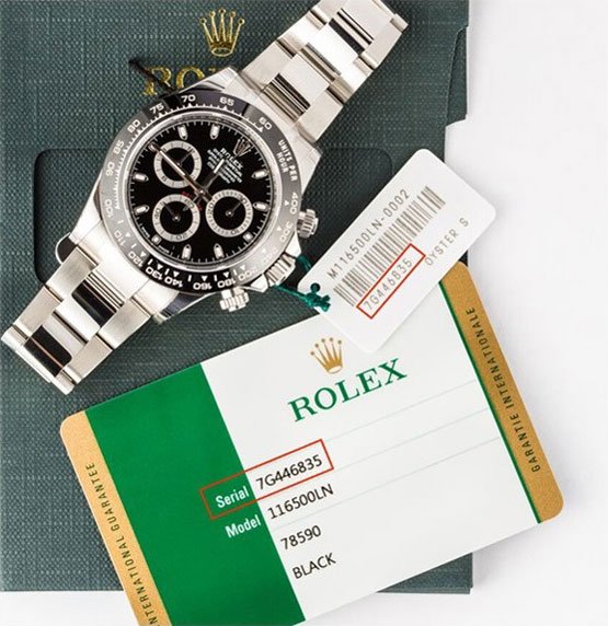Rolex serial number dates